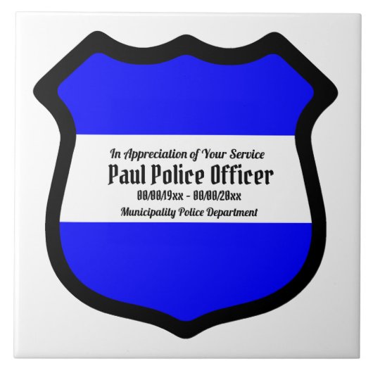 Sint Michael's Shield (stijl 2) Tegeltje (Voorkant)