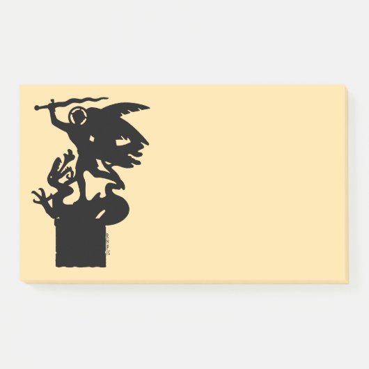 Sint-Michiel en Draak Post-it® Notes (Voorkant)