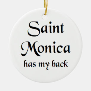sint-monica koffiemok keramisch ornament