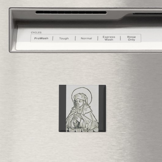 Sint Monica moeder van Augustinus van Hippo Magneet (Insitu (Vaatwasser))