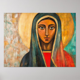 Sint-Monica - Moeder van Sint-Augustinus Poster