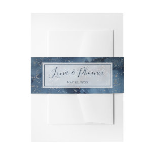 Sint-nachthemel met Lijst bruiloft Uitnodigingen Wikkel