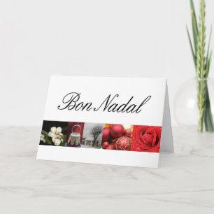 sint - nan catalaanse kerst feestdagen kaart