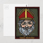 Sint-Nicholas Briefkaart (Voorkant / Achterkant)