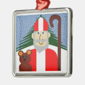 Sint-Nicholas Metalen Ornament (Links)