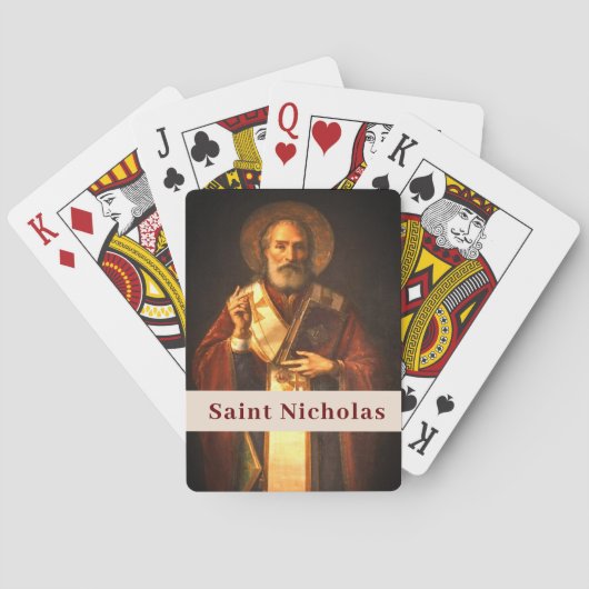 Sint-Nicholas Pokerkaarten (Achterkant)