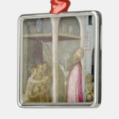 Sint Nicholas Resuscitates de Drie Kinderen Metalen Ornament (Links)