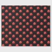 Sint-Nick's Day Dutch Miter Pattern Sinterklaas Cadeaupapier (Vlak)