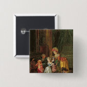 Sint-Nicolaas-dag Vierkante Button 5,1 Cm (Voorkant /achterkant)