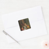 Sint-Nicolaas-dag Vierkante Sticker (Envelop)