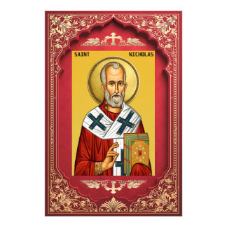 Sint Nicolaas Foto Afdruk