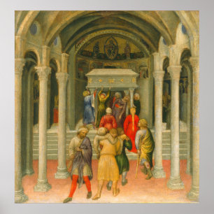 Sint-Nicolaas Gentile da Fabriano Fine Art Poster