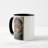 Sint-Nicolaas in Glory met heiligen Mok (Voorkant links)