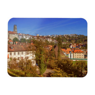 Sint-Nicolaas-kathedraal in Fribourg, Zwitserland Magneet