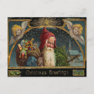 Sint-Nicolaas Kerst Briefkaart