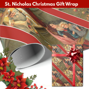 Sint-Nicolaas kinderspeelgoed Feast Kerstmis Cadeaupapier