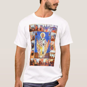 Sint-Nicolaas met scènes uit zijn leven2 T-shirt