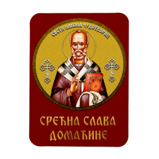 Sint Nicolaas orthodoxe icoon 01 Magneet