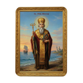 Sint Nicolaas orthodoxe icoon Magneet
