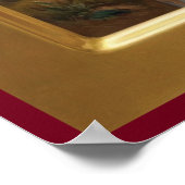 Sint Nicolaas orthodoxe icoon Poster (Hoek)