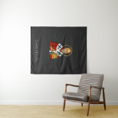 Sint Nicolaas orthodoxe Servische brief icoon  Wandkleed (In Situ (horizontaal))