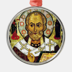 Sint-Nicolaas - Patroonheilige van Kinderen Metalen Ornament