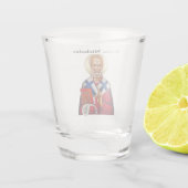 Sint Nicolaas sleutelhanger eng Shot Glas (Achterkant)