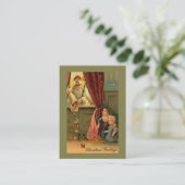 Sint-Nicolaas van de Heilige Stoel van Myra Visitekaartje (Staand voorkant)