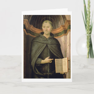 Sint-Nicolaas van Tolentino (panel) Feestdagen Kaart