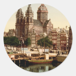 Sint Nicolaaskerk Amsterdam Ronde Sticker