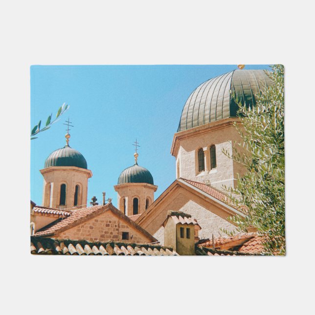 Sint-Nicolaaskerk - Kotor - Montenegro Deurmat (Voorkant)