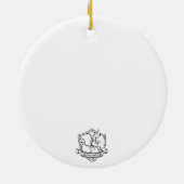 Sint-Nicolaasornament Keramisch Ornament (Achterkant)