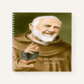 Sint Padre Pio Notitieboek (Voorkant)