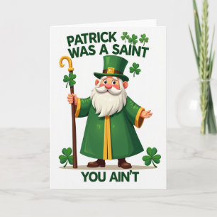 Sint Patrick, jij bent dat niet Kaart