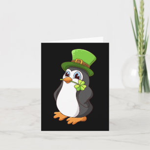 Sint Patrick S Dag Pinguïn St. Patrick S Dag Kaart