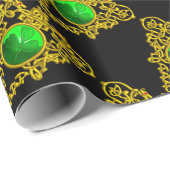 SINT PATRICK'S CELTIC HEART Saint Patrick's Day Cadeaupapier (Rol Hoek)