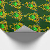 SINT PATRICK'S CELTIC HEART Saint Patrick's Day Cadeaupapier (Hoek)