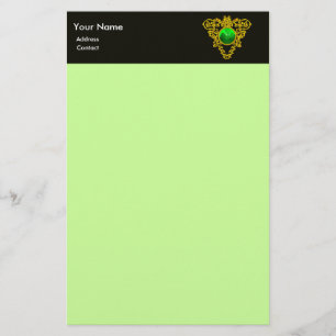 SINT PATRICK'S CELTIC HEART, SHAMROCK BRIEFPAPIER