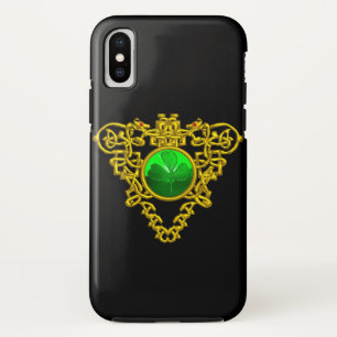 SINT PATRICK'S CELTIC HEART, SHAMROCK iPhone XS HOESJE
