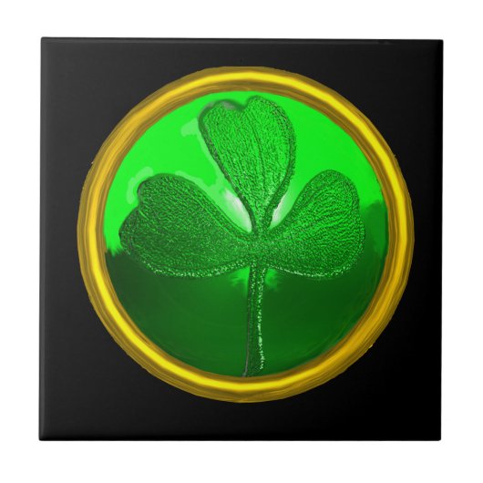 SINT PATRICK'S CELTIC HEART, SHAMROCK TEGELTJE (Voorkant)