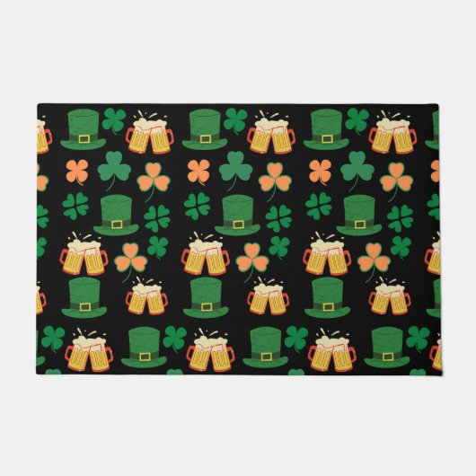 Sint patrick's dag celtic, irish grappig patroon deurmat (Voorkant)