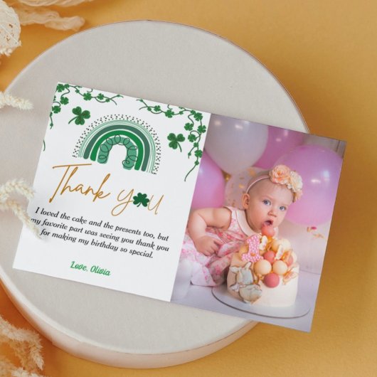 Sint patrick's dag gelukzak op een verjaardag beda kaart