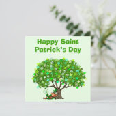 Sint-Patrick's Dag Kaart (Staand voorkant)