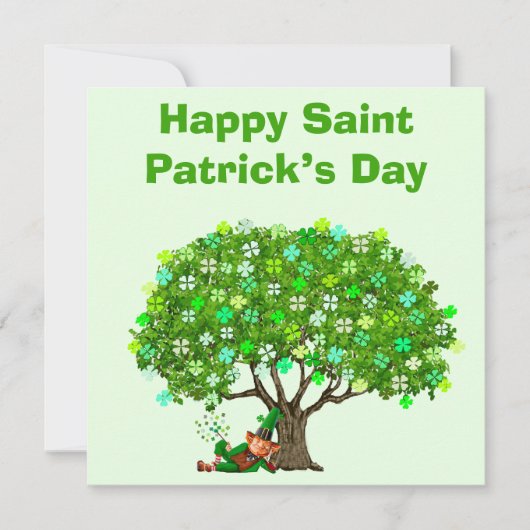 Sint-Patrick's Dag Kaart (Voorkant)