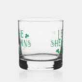 Sint-Patricks dag laat de Shenanigans Iers beginne Whisky Glas (Links)