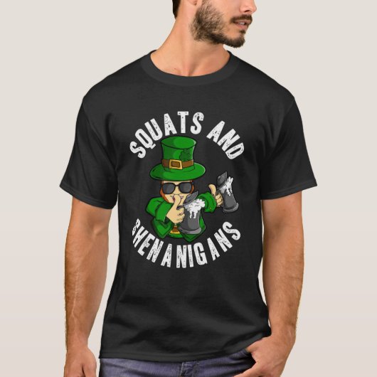Sint-Patricks dag Leprechaun T-shirt (Voorkant)