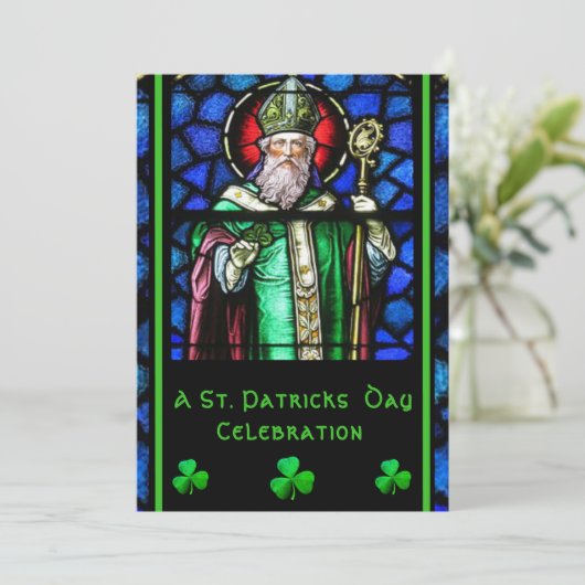 Sint-Patricks-dag-viering Kaart (Staand voorkant)