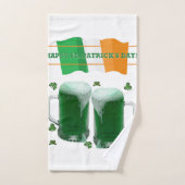 Sint-Patrick's Day Bathroom Towel Set Beer Bad Handdoek (Handdoek)