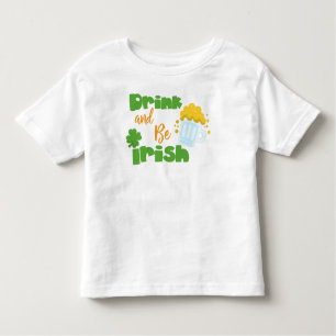 Sint Patrick's Day, Bier, Drink en Iers zijn Kinder Shirts