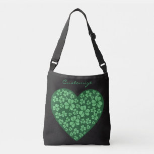 Sint Patrick's Day Black Crossbody Tas